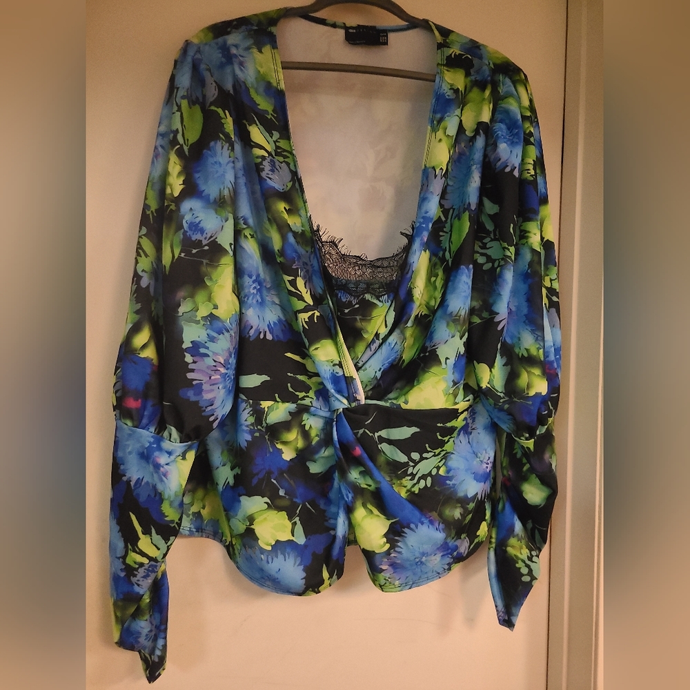 PLUS SIZE 20 ASOS floral print top